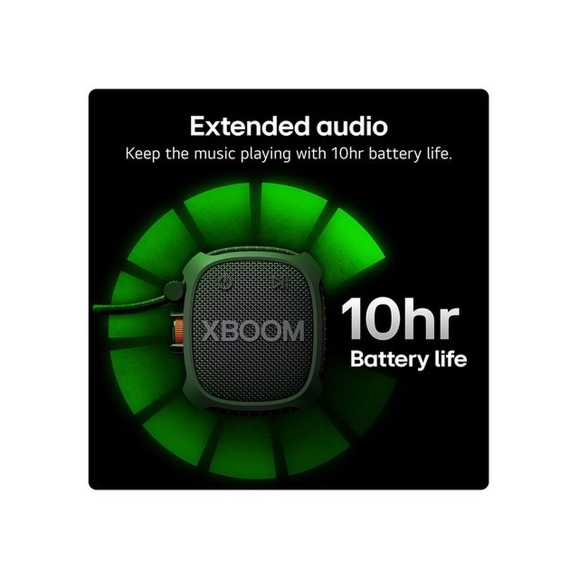 LG Go XG2 Portable Bluetooth Speaker Black