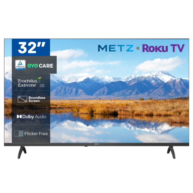 Metz 32inch 2K DLED Smart Television - Stylish Black Design