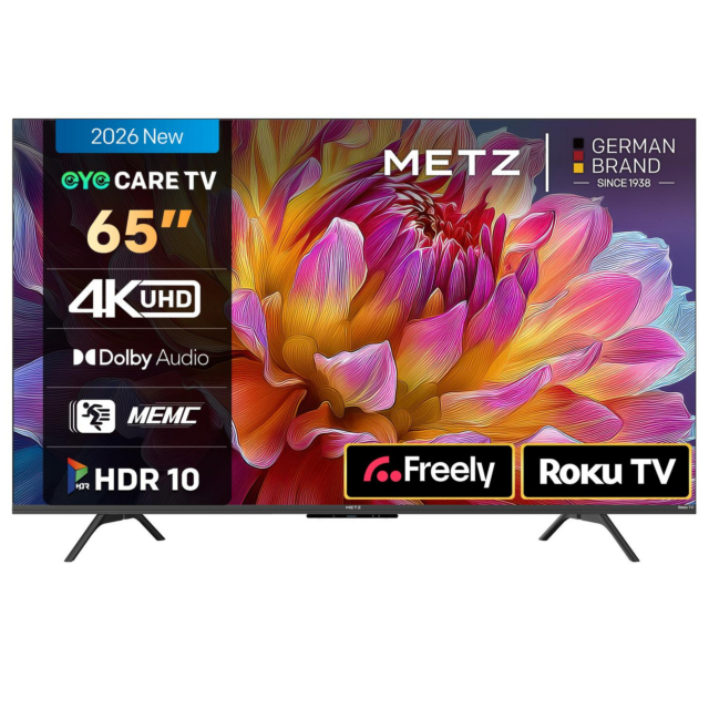 Metz 65MRF6000ZUK 65inch 4K DLED Smart TV - Black