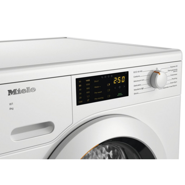 Miele WCD020WPS 8kg 1400 Spin Washing Machine - Lotus White