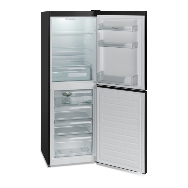 Montpellier MFF165K 54cm 50/50 Frost Free Fridge Freezer in Black