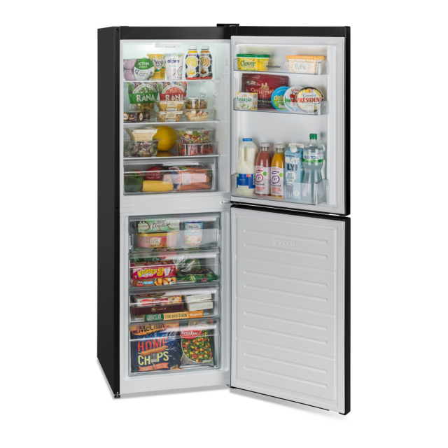 Montpellier MFF165K 54cm 50/50 Frost Free Fridge Freezer in Black