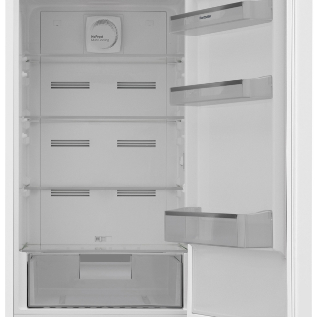 Montpellier MNF1860W 59.5cm 60/40 Frost Free Fridge Freezer - White