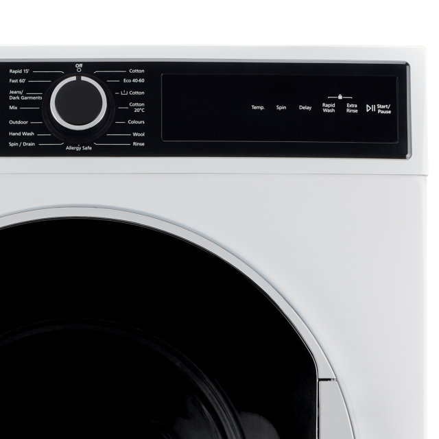 Montpellier MWM814BLW Montpellier MWM814BLW 8kg 1400 Spin Washing Machine - White