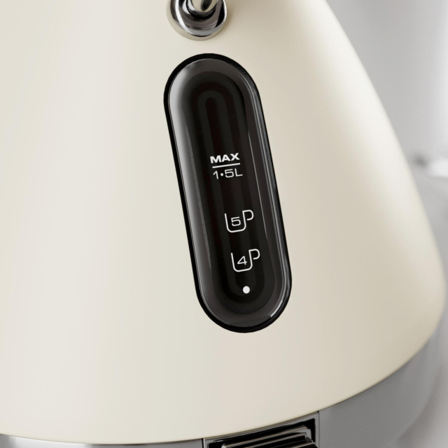 Morphy Richards 100132 1.5 Litres Venture Pyramid Rapid Boil Kettle - Cream