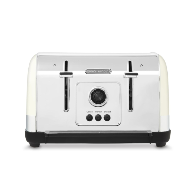 Morphy Richards 240132 Venture 4 Slice Toaster - Cream