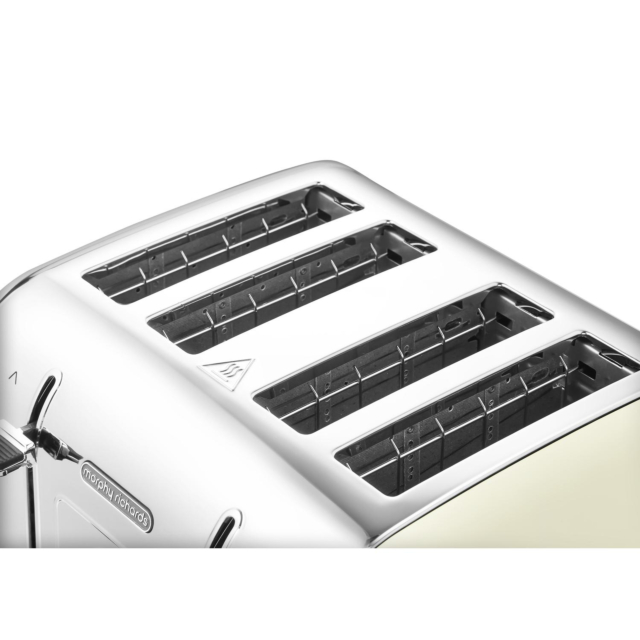 Morphy Richards 240132 Venture 4 Slice Toaster - Cream