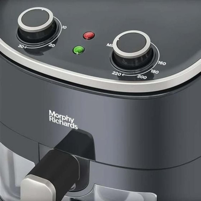 Morphy Richards 480007 Air Fryer in Black - Manual Control