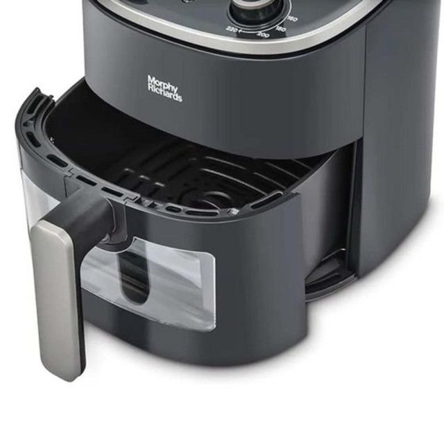 Morphy Richards 480007 Air Fryer in Black - Manual Control
