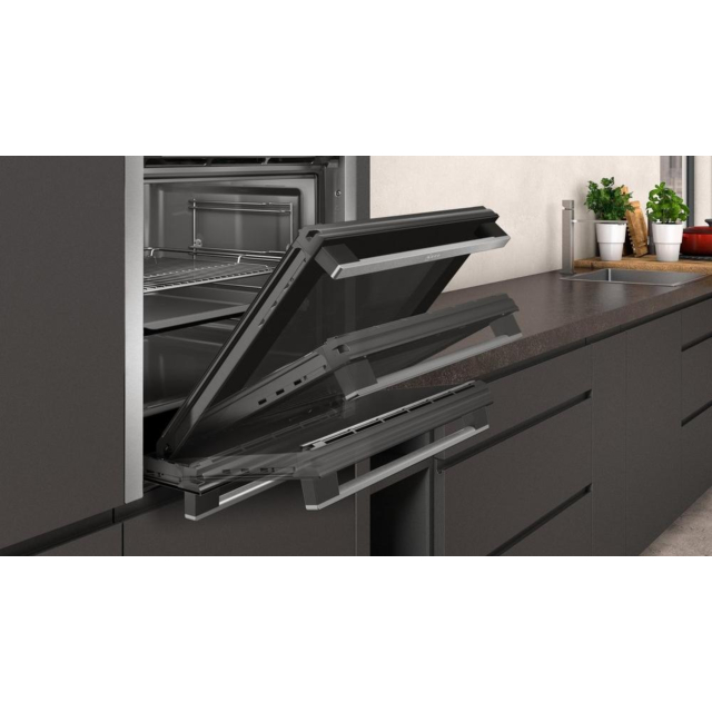 Neff B6ACH7HH0B Slide + Hide Smart Oven with Pyrolytic Cleaning