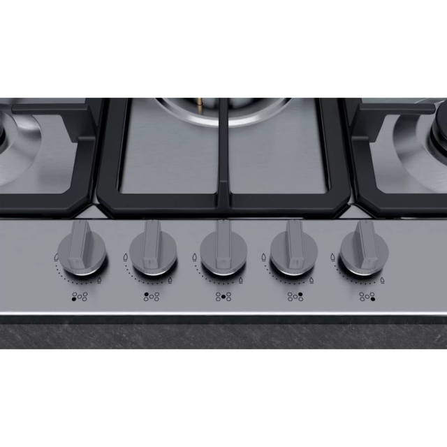 Neff T27DS59N0 75cm 5 Burner Gas Hob in Stainless Steel