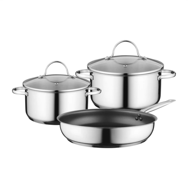 Neff T56FHS1L0KIT 59.2cm Combi Induction Hob with Pan Set - Black