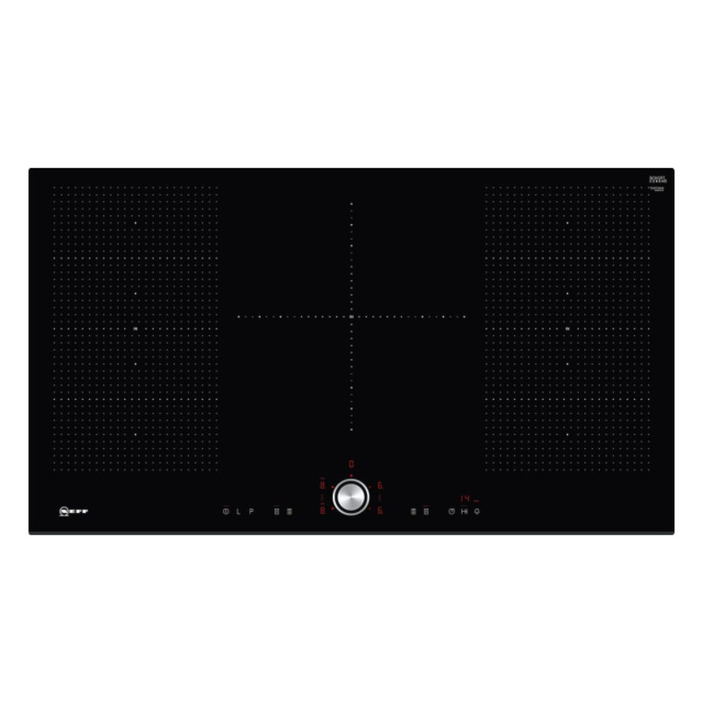 Neff T59FT50X0 90Cm Wide Flexinduction Hob Black Glass