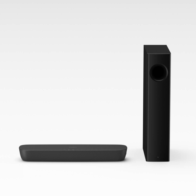 Panasonic SC-HTB258EBK Soundbar and Subwoofer Compact & Design Oriented