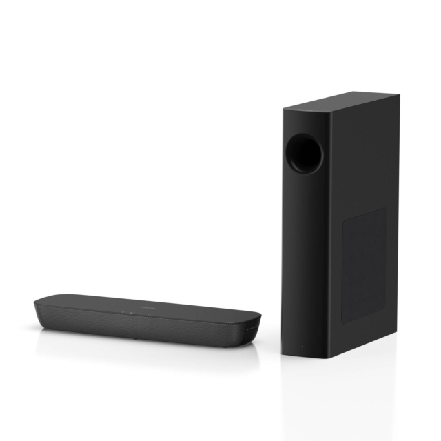 Panasonic SC-HTB258EBK Soundbar and Subwoofer Compact & Design Oriented