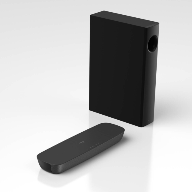 Panasonic SC-HTB258EBK Soundbar and Subwoofer Compact & Design Oriented
