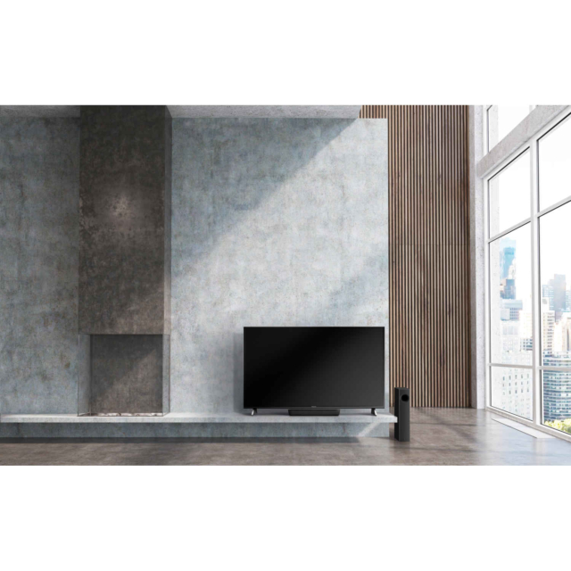Panasonic SC-HTB258EBK Soundbar and Subwoofer Compact & Design Oriented