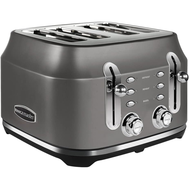 Rangemaster RMCL4S201GY 4 Slice Toaster - Matte Slate Grey