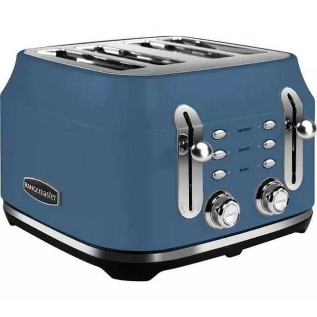 Rangemaster RMCL4S201SB 4 Slice Toaster - Stone Blue
