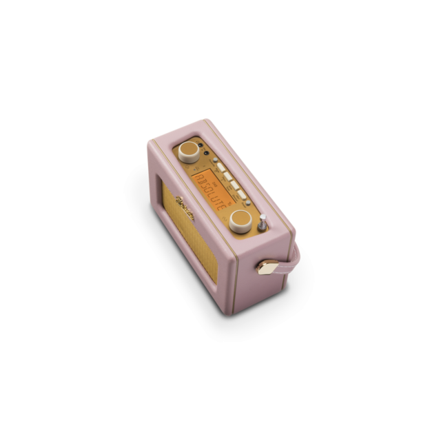 Roberts Revival Uno DAB/DAB+/FM Radio with Alarms in Dusky Pink 