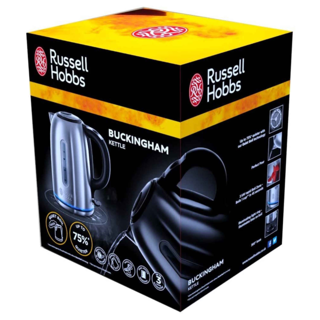Russell Hobbs 20460 Buckingham 3kW Quiet Boil Jug Kettle