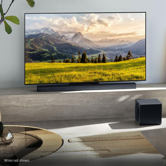 Samsung HW-QS700F/XU 3.1.2ch Q-Series Soundbar with Subwoofer - Titan Black