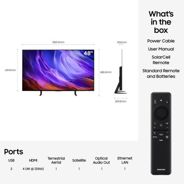 Samsung QE48S85HAEXXU 48inch OLED Vision AI Smart TV