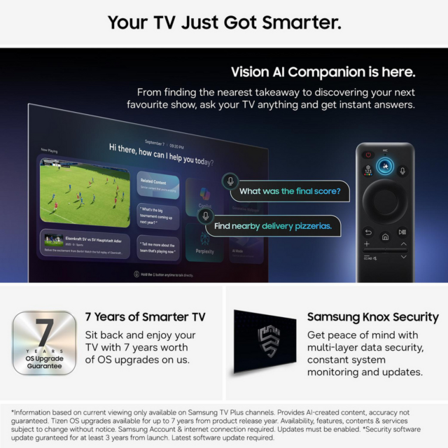 Samsung QE65S95HFTXXU 65inch OLED Smart TV with HDR