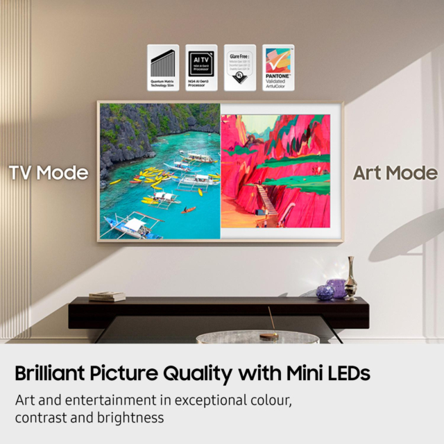 Samsung QE75LS03FWUXXU 75inch Neo QLED The Frame Pro TV