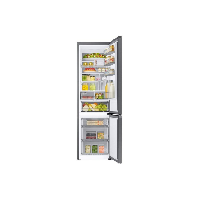 Samsung RL38A776ASR/EU 59.5cm 70/30 Frost Free Fridge Freezer with Twin Cooling Plus - Real Steel