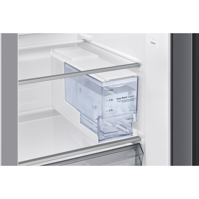 Samsung RS70F65KETEU 91.2cm Silver Fridge Freezer