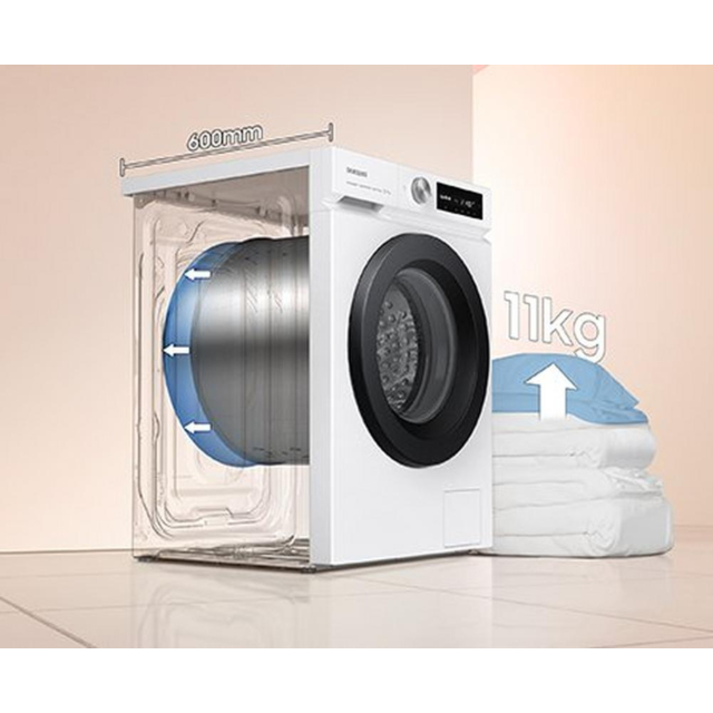 Samsung WW11BB504DABS1 11kg 1400 Spin Washing Machine with EcoBubble - Black
