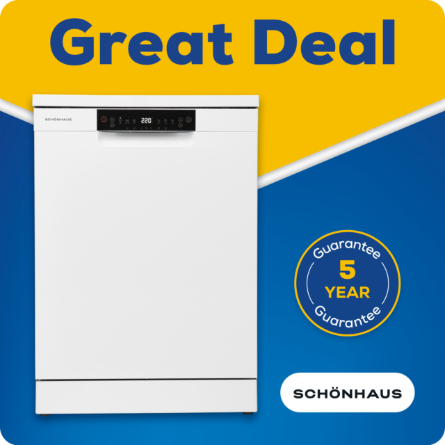 Schonhaus DWSF0115FSBW 15 Place Setting Dishwasher - White