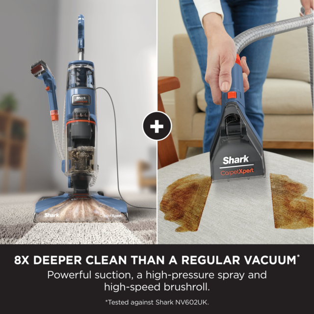 Shark EX150UK Upright Vacuum Cleaner - Navy