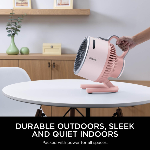 Shark FA050UKPK FlexBreeze TableMate Fan Ballet Pink