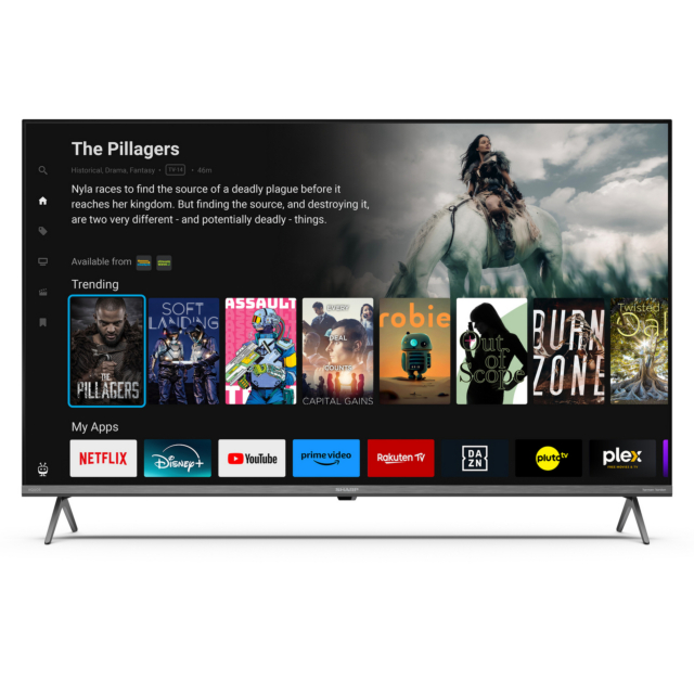 Sharp 4T-C43GM6245KS 43inch 4K UHD Quantum Dot Frameless Smart TiVo TV