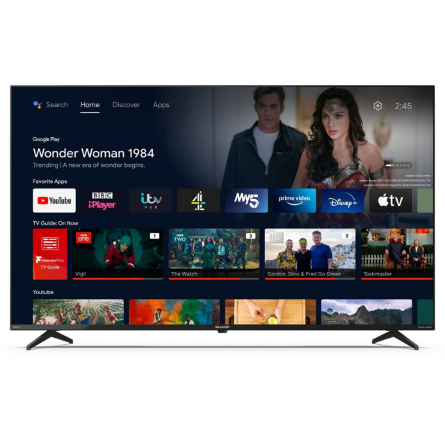 Sharp 4T-C50FN2KL2AB 50inch 4K Ultra HD Smart TV