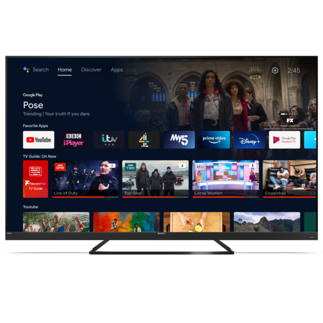 Sharp 4T-C75EQ3KM2AG 75inch 4K Ultra HD Smart TV Quantum Dot