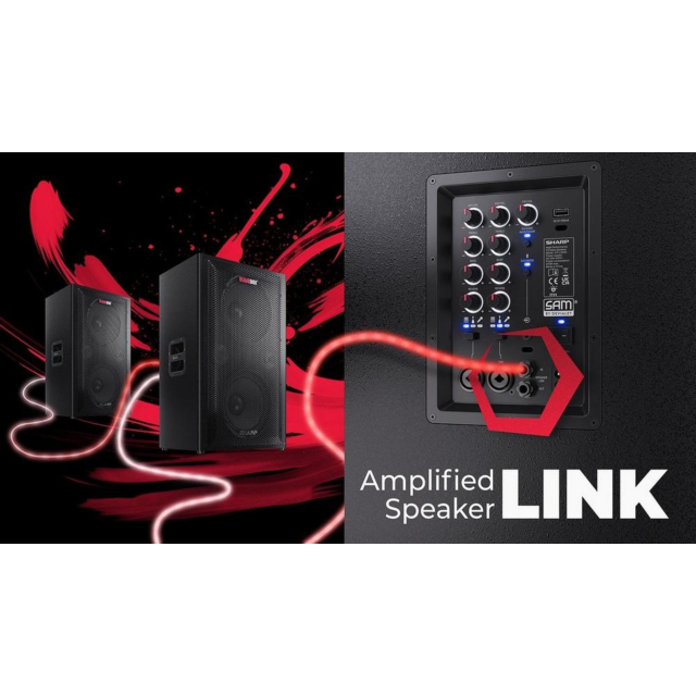 Sharp CP-LS200 Wireless Portable Speaker - Black