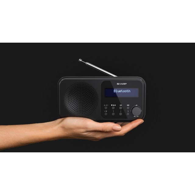 Sharp DR-P420(BK) Wireless DAB Radio - Black