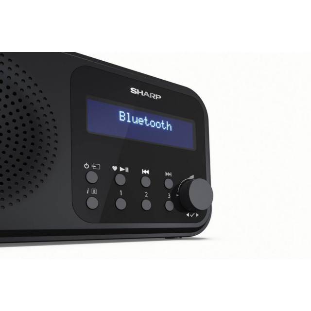 Sharp DR-P420(BK) Wireless DAB Radio - Black