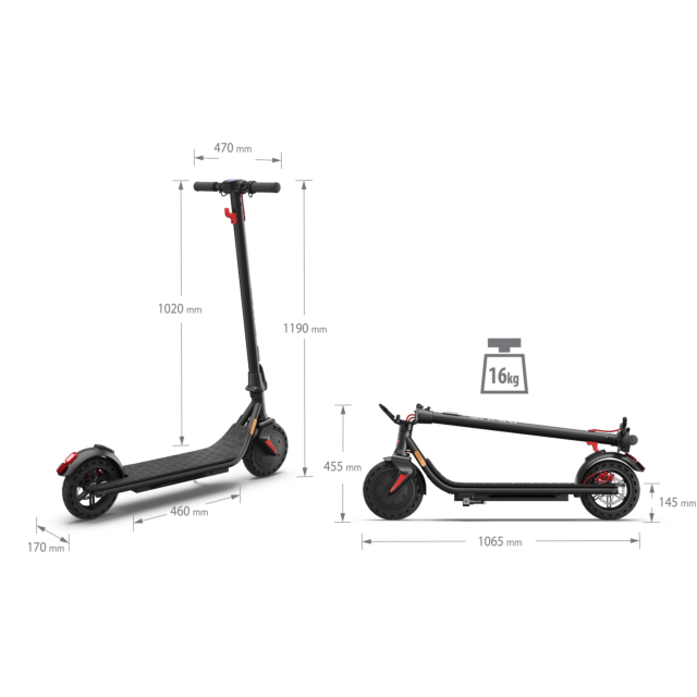 Sharp EM-KS1AEU-BKIT E-scooter & Phone Kit - Black