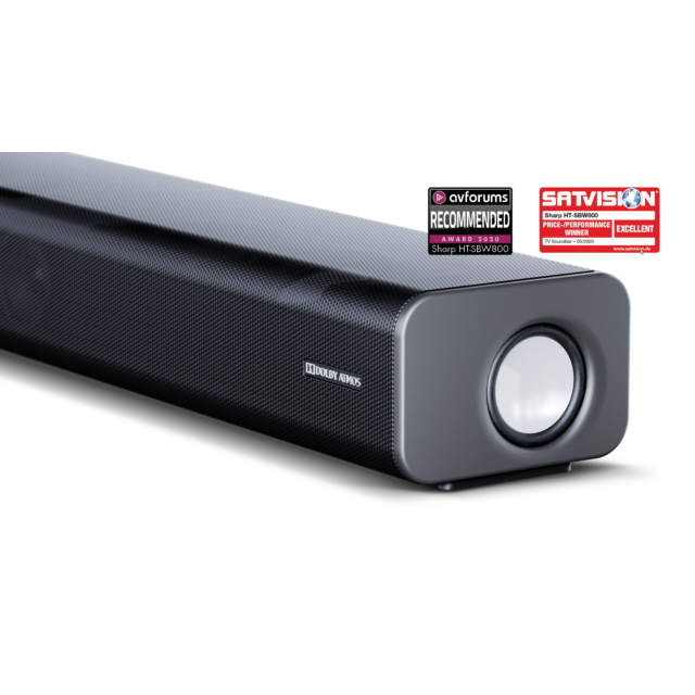 Sharp HT-SBW800 Wireless 5.1.2 ch Soundbar - Black