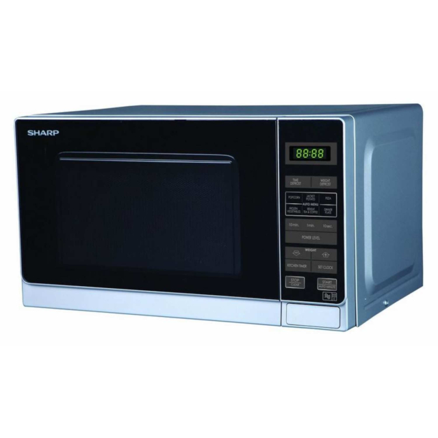 Sharp R272SLM 20 Litre 800W Microwave in Silver