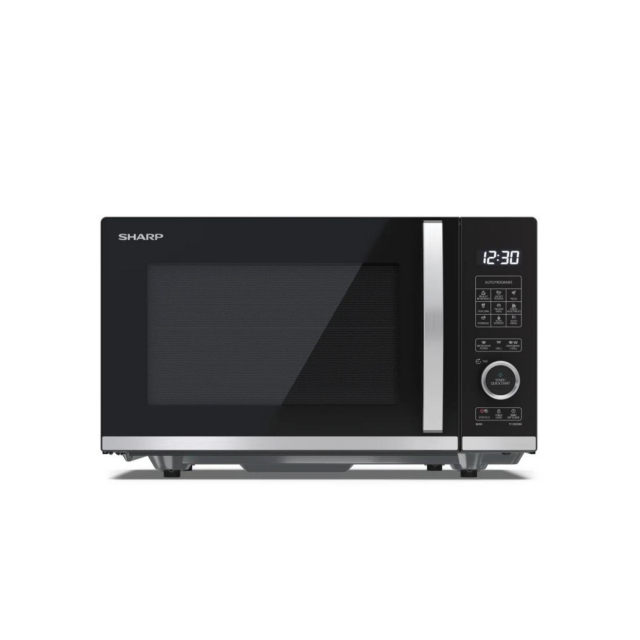 Sharp YC-QG204AU-B 20 Litres Flatbed Microwave Oven with Grill - Black