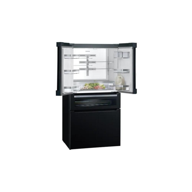 Siemens KF96RSBEA French GlassDoor American Style Fridge Freezer