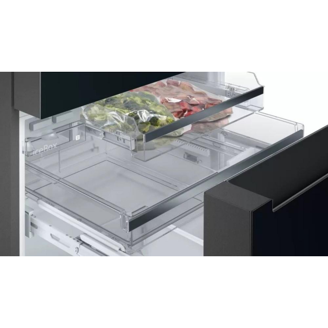 Siemens KF96RSBEA French GlassDoor American Style Fridge Freezer
