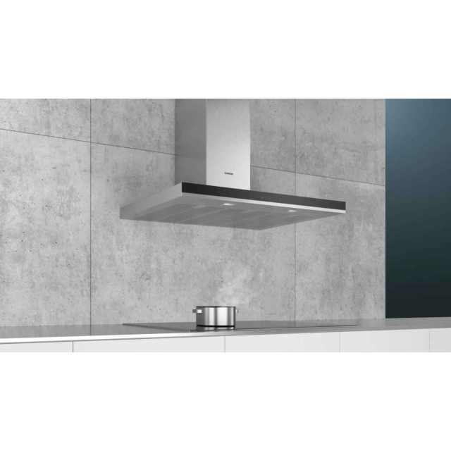 Siemens LC97BHM50B iQ300 90cm Chimney Cooker Hood in Stainless Steel 