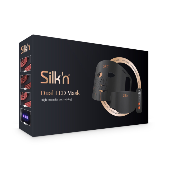SILK'N FNLM2PCN001 Dual LED Face Mask - Black