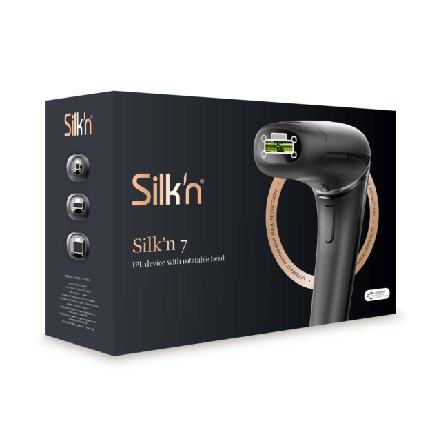 SILK'N SEV1PE1001 7 Hair Remover with Rotatable Head - Black